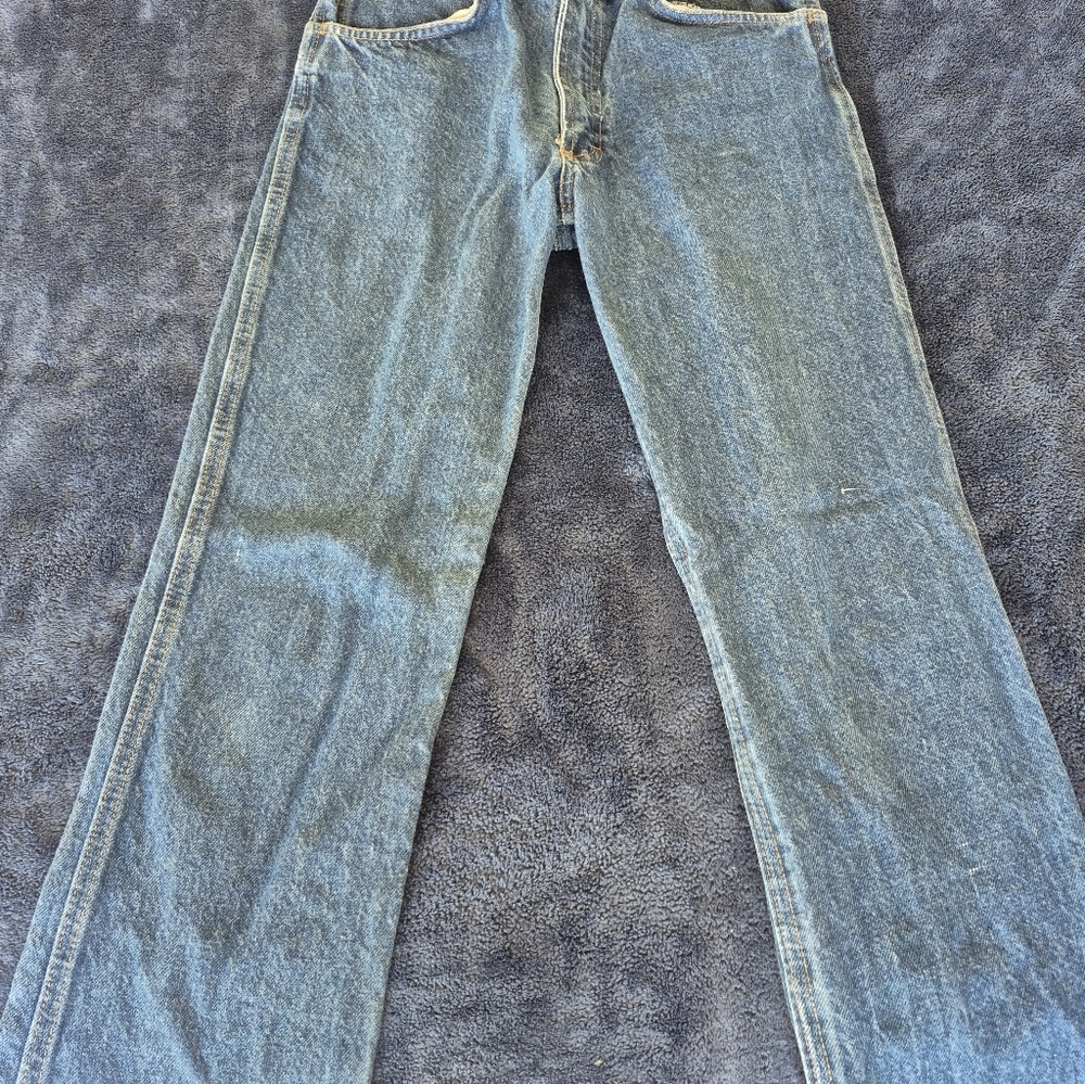 Classic Blue Straight Leg Jeans